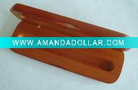 Wholesale environmental red wood gift box BOX01# for single pen