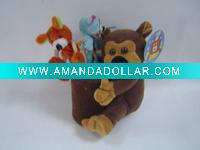 Wholesale Plush Pen box,Plush monkey(RT25-9244)