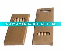 Wholesale 6pcs color pencil in paper box