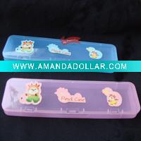 Plastic pencil case