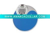 blue Round mouse pad calculator