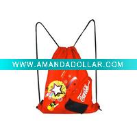 Wholesale RPET newly design drawstring shopping bag