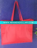 Wholesale red non-woven shopping bag