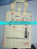 jute 100% non-woven handle shopping bags
