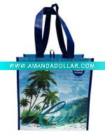 PP non-woven laminated tote shopping bag