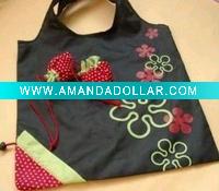 New Hot Strawberry Nylon Foldable Reusable Shopping Bag