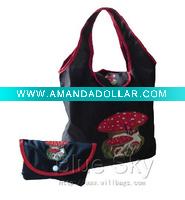 nylon 190T foldable shopping bag made by water bottles