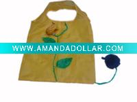 Wholesale Foldable Shopping Bag with Flower