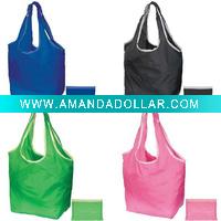 Wholesale nylon foldable shopping bag