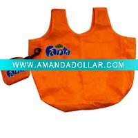 Wholesale reusable shopping bag folding nylon bag