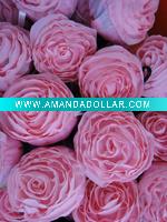 Wholesale 2011new pink rose bag nylon bag promotion bag shopping bag