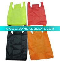 Nylon & polyester foldable bag