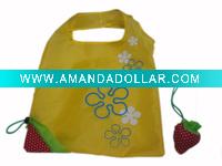 Foldable Stawbeery Of Shopping Bag