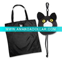 Eco Foldable Shopping Bag - Cat