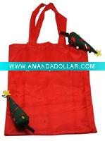 Wholesale nylon foldable shopping bag