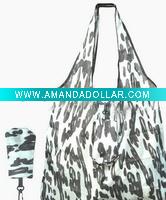 camouflage color nylon shopping bag