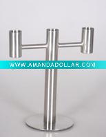 Wholesale metal & glass candle holder