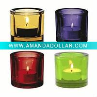 Wholesale Sculptural glass candle holder
