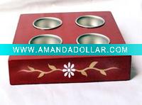 Wholesale glass candle holder