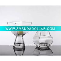 Wholesale smart glass candle holder for home decoration