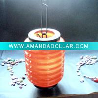 Wholesale Hanging votive orange glass candle holder
