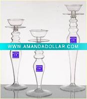 Wholesale modern glass candle holder