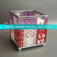 Glass Candle holder