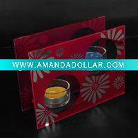 Glass Candle Holder