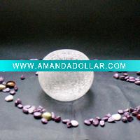 Wholesale Crackled votive glass candle holder