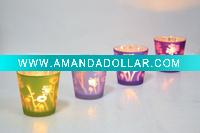 Wholesale Glass candle holder for spring