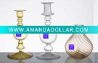 glass candle holder