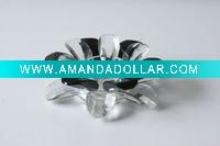 Wholesale flower shape glass candle holder