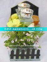 one cup with flowers beautiful floor standing glass candle holder centerpieces