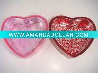 Wholesale love glass candle holder for Valentines factory