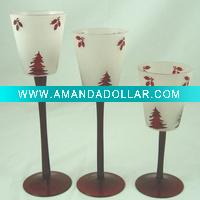 Wholesale hanging glass candle holder