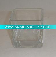 Wholesale glass candle holder