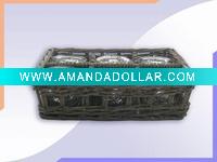 Wholesale Glass Candle Holder / Willow Basket