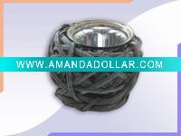 Wholesale Glass Candle Holder in Willow Basket