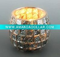 Wholesale Mosaic glass candle holder