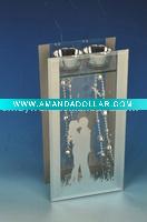 Romantic glass Candle Holder