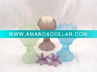 Wholesale decorative candle holder,craft candle holder,glassware