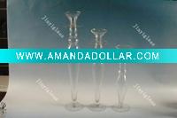 Glass candle holder