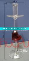 Heat-resistant Transparent Glass Candle Holder