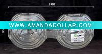 Wholesale Heat-resistant Transparent Glass Candle Holder