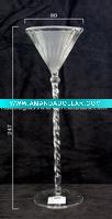 Heat-resistant Transparent Glass Candle Holder