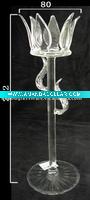 Heat-resistant Transparent Glass Candle Holder