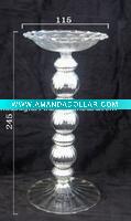 Heat-resistant Transparent Glass Candle Holder