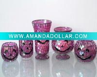 glass candle holder