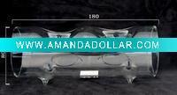 Heat-resistant Transparent Glass Candle Holder