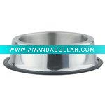 Wholesale manufacture high quality stainless steel pet bowl